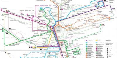 نقشه لوگزامبورگ مترو